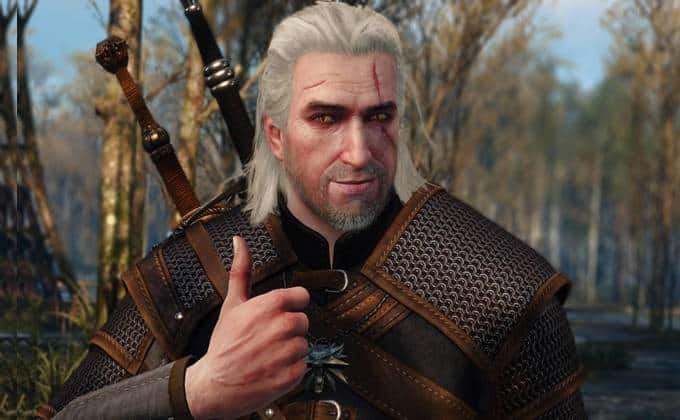 Witcher thumbs up