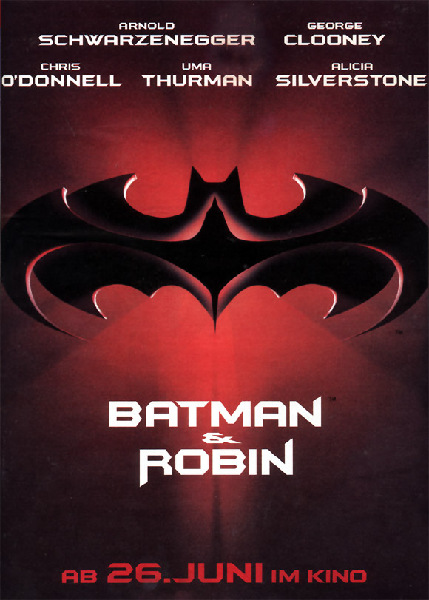 Batman & Robin - Poster - Teaser - Nemecký